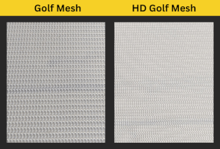 Durable 3D Air Mesh Fabric for Indoor Golf Impact Screen - China