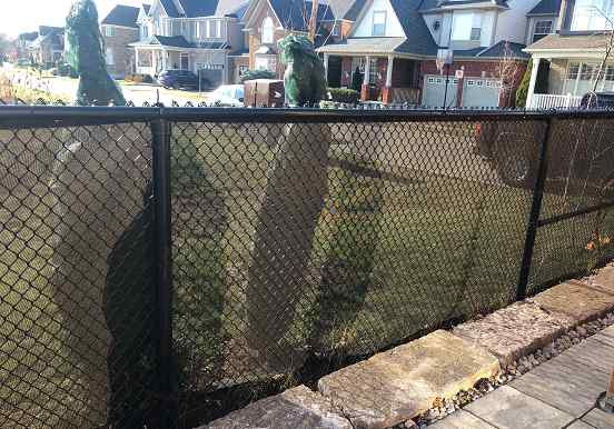 Privacy mesh for a chain-link fence